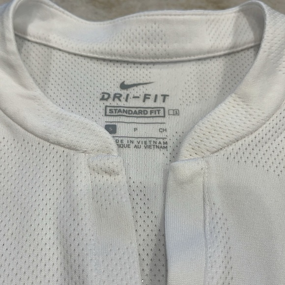 NEW White Nike Dri-FIT Victory‎ Golf Polo | Small - Picture 3 of 9